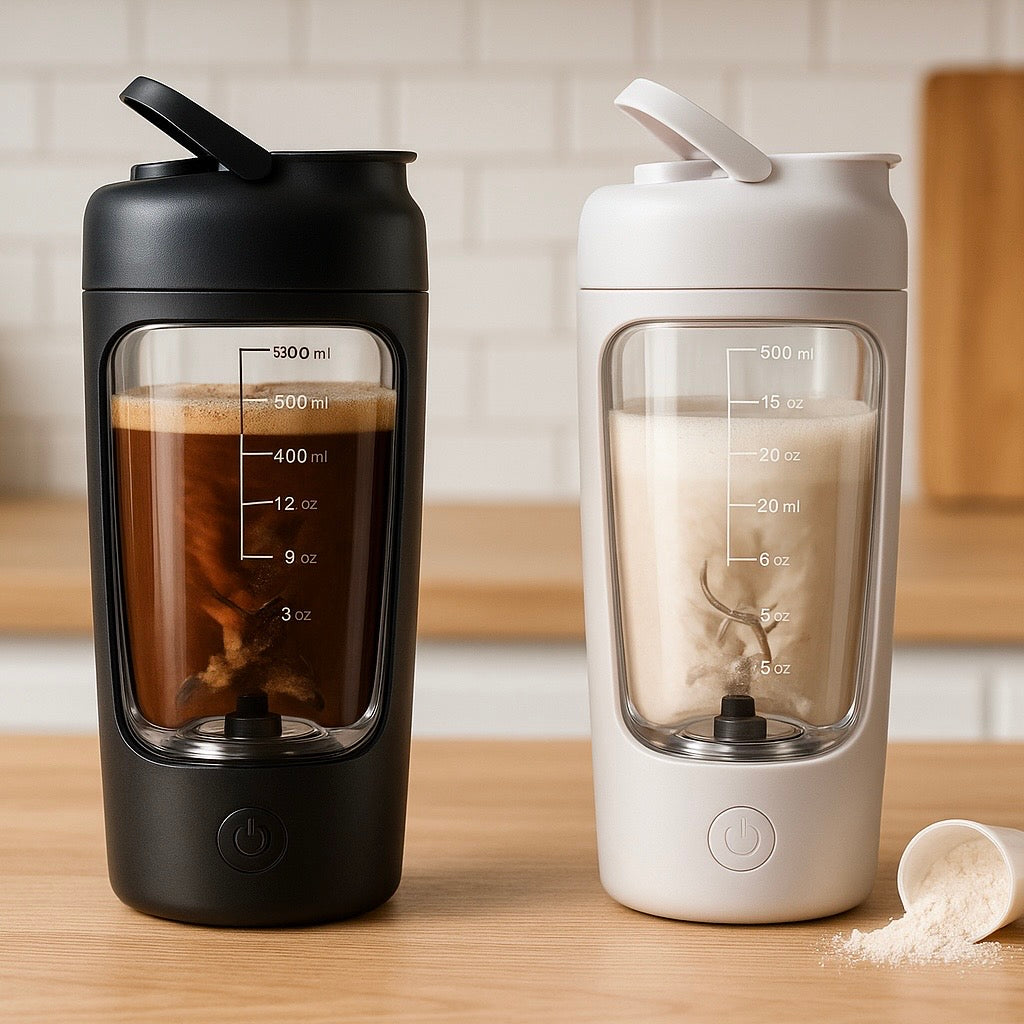 Vaso Mezclador Eléctrico - Para Proteína, Café y Más