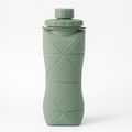 Botella de Agua Deportiva Plegable de Silicona Engrosada