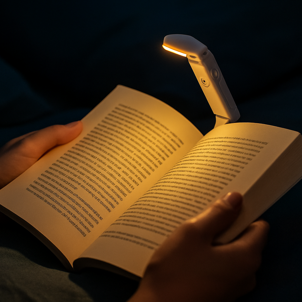 Luz de Lectura Recargable para Libros