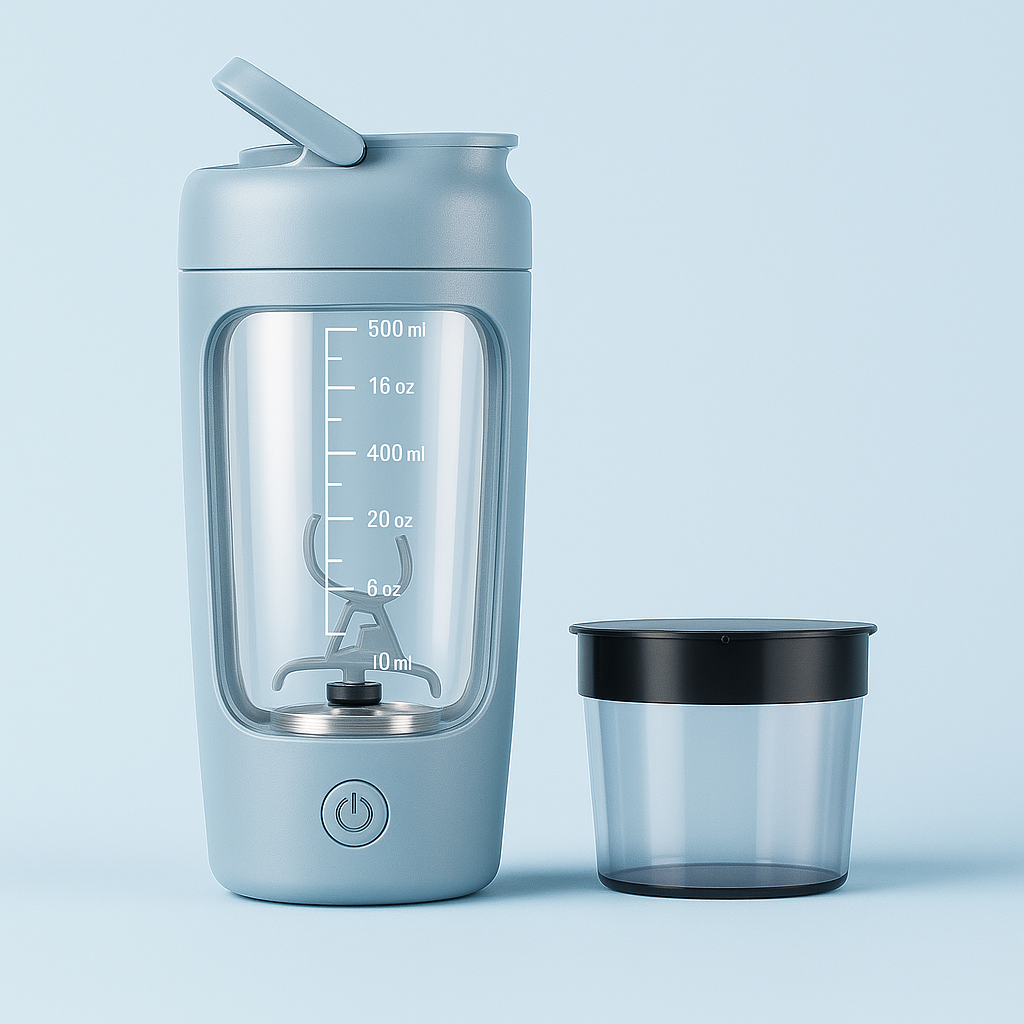 Vaso Mezclador Eléctrico - Para Proteína, Café y Más